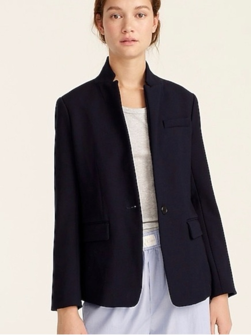 New with tags J Crew Regent blazer four-season stretch navy size 16